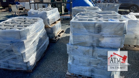 (280) 9" Retainer Wall Block and Caps
