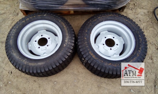 (2) NEW 5-Lug 22x9.5-12 Tire Wheel Assembly