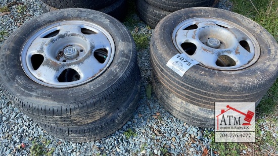 (4) Honda 5 Lug Wheels