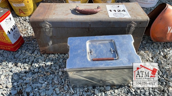 Toolbox and Airplane Coffee Box
