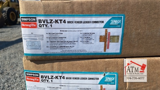 (2) NEW Boxes Simpson BVLZ-KT4 Connectors