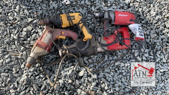 (3) Drills (1) Sawzall
