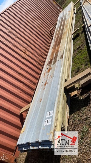 (10) Sheets Galvanized Corrugated Roofing
