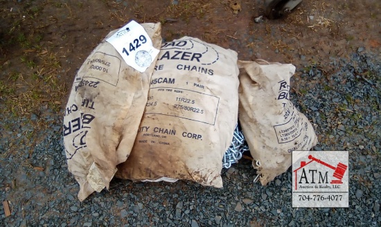 (4) Misc Tire Chains