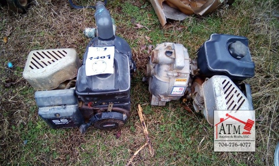 (2) 2" Water Pumps