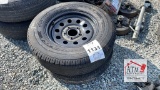 (2) 205/74R15 Trailer Tires/Wheels