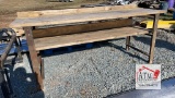 8’ Wide x 32” Deep Shop Table