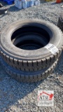 (2) New 255/70R22.5 Tires