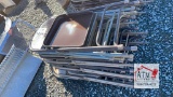 (10) Folding Metal Chairs