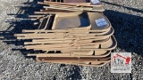 (10) Folding Metal Chairs