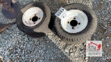 (2) 4 Lug Mower/Trailer Tires