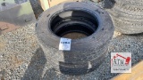 (2) 255/70R22.5 Tires