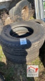 (2) 315/80R22.5 Tires