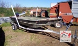 Jon Boat 15' w/ 9.9 Mercury Outboard Motor