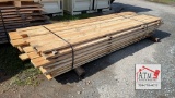 (48) Rough Cut Lumber 1x6x128”