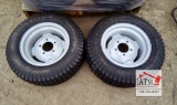 (2) NEW 5-Lug 22x9.5-12 Tire Wheel Assembly