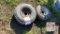 (2) 4 Lug Trailer Wheels