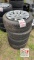(4) 245/45R17 5 Lug Cadillac Wheels