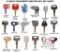 18 Heavy Equipment Construction Ignition Key Set