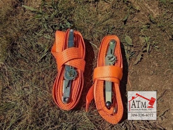 (2) 2" x 21' Ratchet Straps