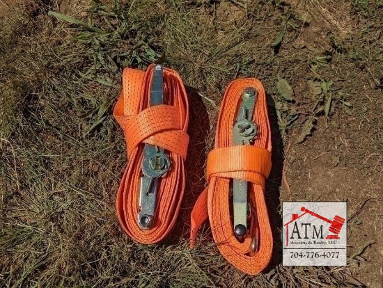 (2) 2" x 21' Ratchet Straps