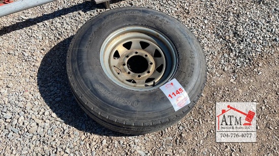 (1) 235/85R16 8 Lug Trailer Tire