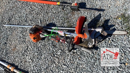 Stihl Weedeater with Edger and Pole Saw Attachment
