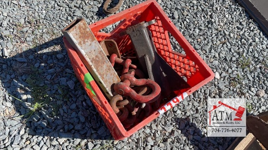 Crate of Misc Hooks, Jack Parts