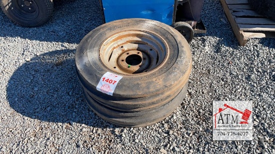 (2) 7.5/16 Tractor Steer Tires