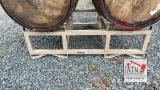 Whiskey Barrel Rack