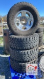 (4) 8 Lug Ford 3x12.50R18 Tires/Wheels