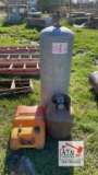 (2) Propane Tanks (1) Small Fuel Tank
