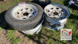 (4) Trailer Wheels