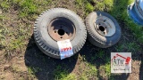 (2) 4 Lug Trailer Wheels