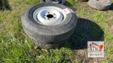 (2) 5 Lug Trailer Wheels