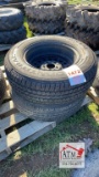 (2) 5 Lug Trailer Tires