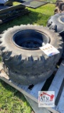 (2) ATV Tires and Wheels