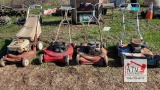 (4) Push Mowers