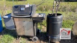 Gas Grill and Deer Feeder