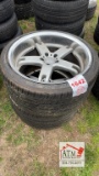 (3) 295/30R20 5 Lug Wheels