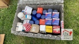 Tote of Misc Oil Filters