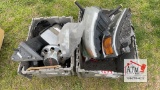 (2) Totes of Misc Mirrors and Headlights