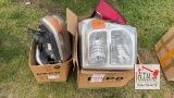 (2) Boxes of Misc Headlights and Taillights