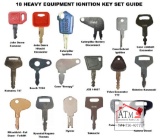 18 Heavy Equipment Construction Ignition Key Set