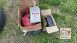 Helium Tank and Battery