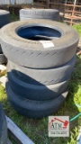(4) 275/80R22.5 Tires