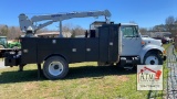 1997 International 4700 DT466E Crane Truck