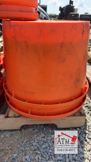 (2) Cattle Protein Pails