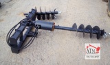 NEW JCT Auger & Bits - Skidsteer Attachment