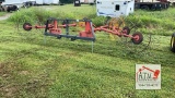 Grizzly GVR-8 Hay Rake - 3 Pt Hitch